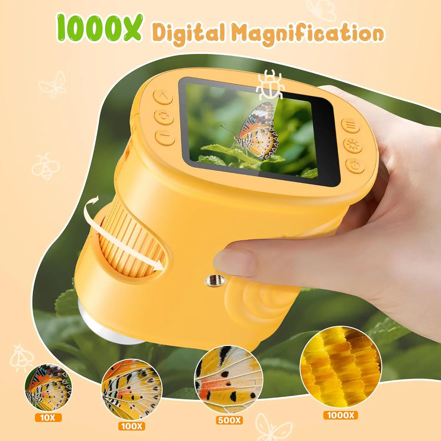 MicroQuest™ Kids HD Microscope 🔬✨ See the Tiny World Big