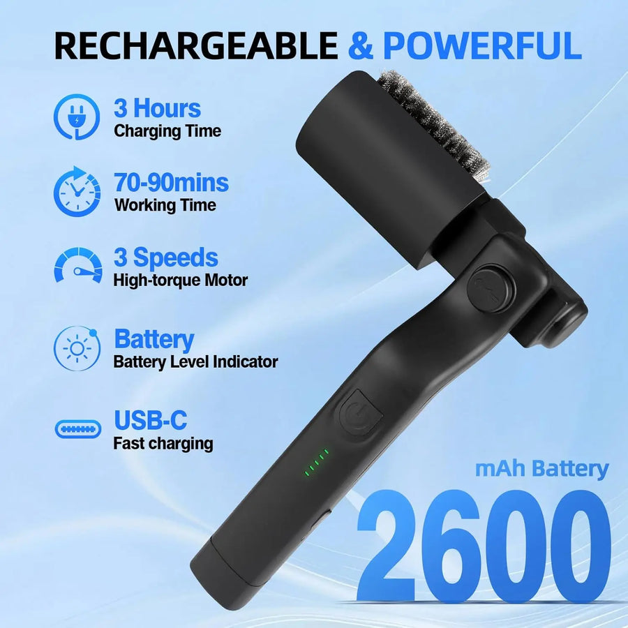 GrillSpark™ Brosse Électrique — Nettoyage Barbecue Rapide et Sans Effort