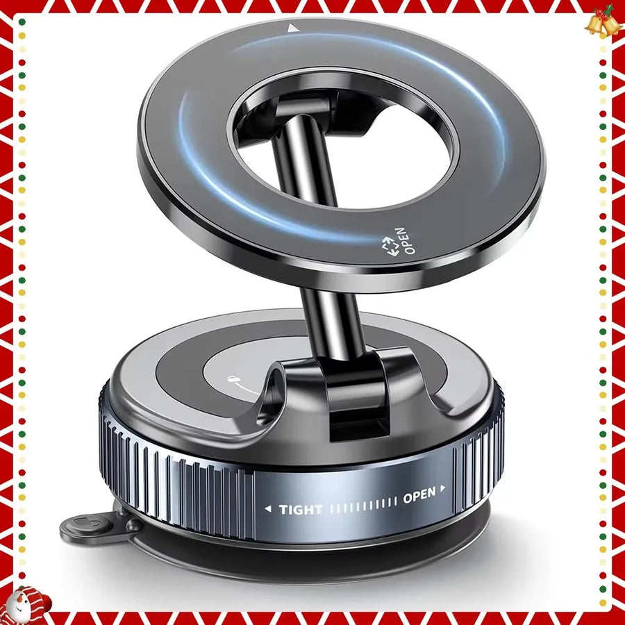 Support Téléphone Voiture Magnétique Ventouse 360° – Multi-Surfaces