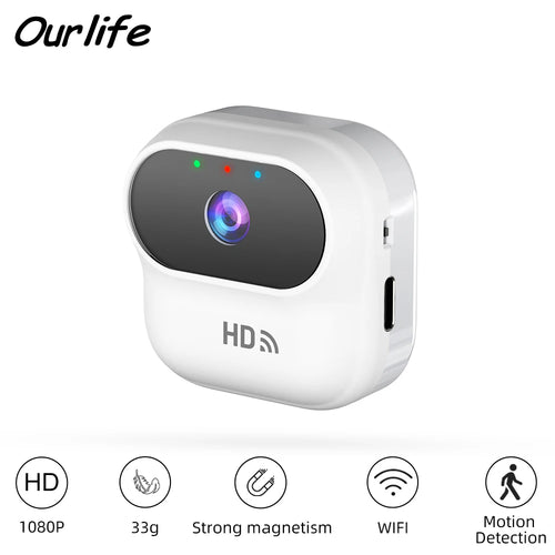 Mini Caméra HD WiFi – Surveillance Intelligente à Distance