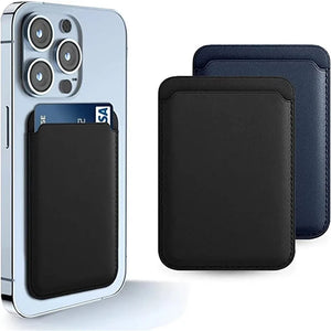 Porte-Cartes Cuir MagSafe – Compatible iPhone 11 à 17 (Plusieurs Coloris)
