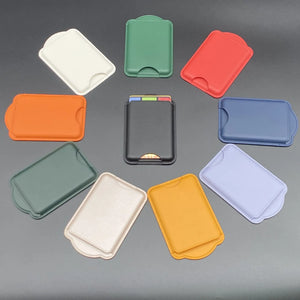 Porte-Cartes MagSafe Cuir PU – iPhone 17 Air/16/15 & Samsung Galaxy S24/S25