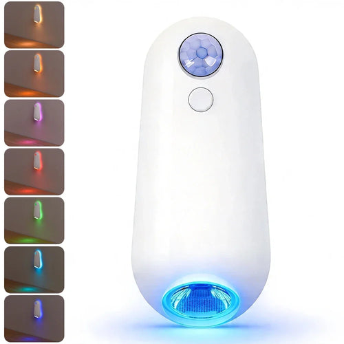 Veilleuse LED Intelligente 8 Couleurs – Capteur Mouvement USB-C Rechargeable